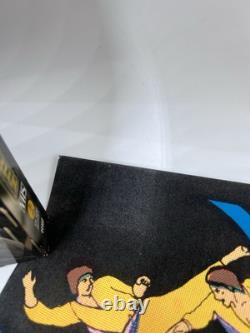 Vtg Bruce Lee Kung Fu Black Light Flocked Velvet Poster Dragons 1974 Pro Arts