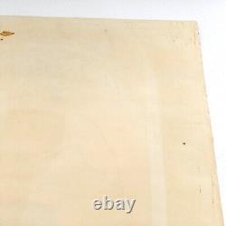 Vtg Bruce Lee Kung Fu Black Light Flocked Velvet Poster Dragons 1974 Pro Arts