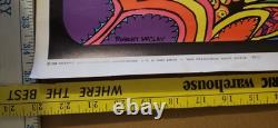 Vtg Garden Gem 1968 Robert McClay Artist Blacklight Hippie Wespac San Francisco