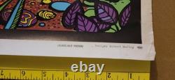 Vtg Garden Gem 1968 Robert McClay Artist Blacklight Hippie Wespac San Francisco