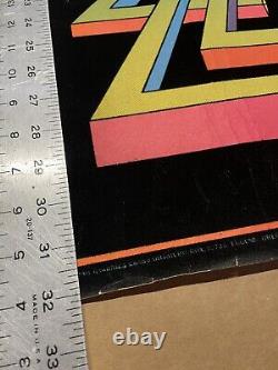 Vtg MIND MAZE Blacklight Poster 70's Western Graphics Eugene Oregon RARE DESIGN