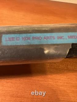 Vtg NOS Bruce Lee Kung Fu Black Light Flocked Velvet Poster 1974 Pro Arts
