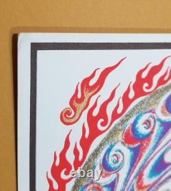 Vtg Original 68' Buddah Amitabha Sirkia Silkscreen Poster Psychedelic Blacklight
