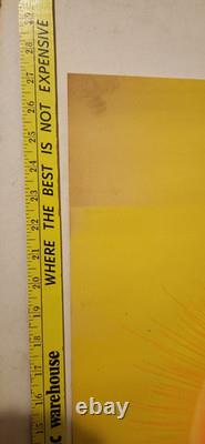 Vtg SMILE Blacklight 1971 Synthetic Trips Hippie Poster Artist V. McCully