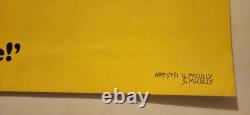 Vtg SMILE Blacklight 1971 Synthetic Trips Hippie Poster Artist V. McCully
