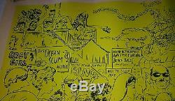 Vtg The Beach blacklight B. W Norris creative posters'70 hippie biker gang party