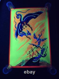Vtg The Harpies Murray Skoff Blacklight Poster Steele Savage Psychedelic OG 70s