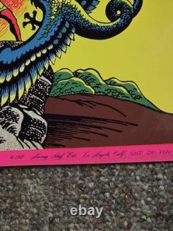 Vtg The Harpies Murray Skoff Blacklight Poster Steele Savage Psychedelic OG 70s