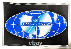 Vtg Wu-Tang Forever 23x35 Blacklight Flocked Velvet Poster #888 1997