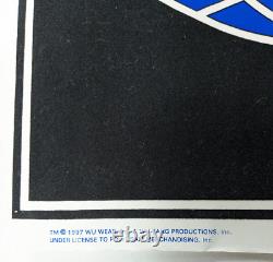 Vtg Wu-Tang Forever 23x35 Blacklight Flocked Velvet Poster #888 1997
