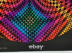 W24 RHYTHM 1968 VINTAGE BLACKLIGHT NOS WESPAC POSTER By NANCY PARKER -NICE