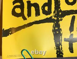 WAR IS NOT HEALTHY VINTAGE 1970's BLACKLIGHT ANTI WAR POSTER By Don Morgan