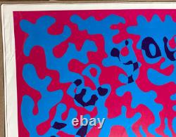 WHITE RABBIT VINTAGE 1960's EAST TOTEM WEST HEADSHOP POSTER By JOSEPH McHUGH