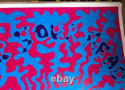WHITE RABBIT VINTAGE 1960's EAST TOTEM WEST HEADSHOP POSTER By JOSEPH McHUGH