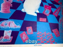 WHITE RABBIT VINTAGE 1960's EAST TOTEM WEST HEADSHOP POSTER By JOSEPH McHUGH