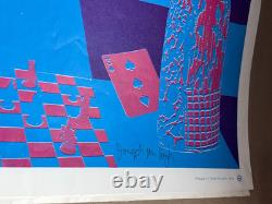 WHITE RABBIT VINTAGE 1960's EAST TOTEM WEST HEADSHOP POSTER By JOSEPH McHUGH