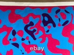 WHITE RABBIT VINTAGE 1960's EAST TOTEM WEST HEADSHOP POSTER By JOSEPH McHUGH
