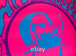 WHO ROLLED MARYJANE VINTAGE 1969 HEADSHOP BLACKLIGHT POSTER By WESPAC W-40