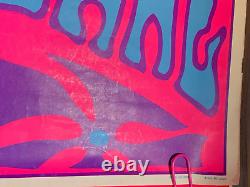 WHO ROLLED MARYJANE VINTAGE 1969 HEADSHOP BLACKLIGHT POSTER By WESPAC W-40
