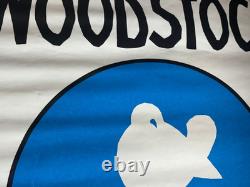 WOODSTOCK MUSIC LOVE VINTAGE 1970 HEADSHOP BLACKLIGHT POSTER By PETAGNO -NICE