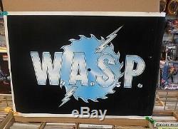 W. A. S. P. Vintage BLACKLIGHT POSTER 1985 FUNKY ENT. N. Y. Rolled