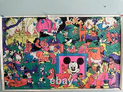 Wally Wood DISNEYLAND AFTER DARK Memorial Orgy Poster The Realist Blacklight