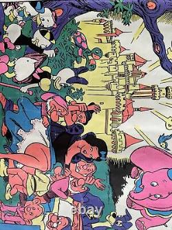 Wally Wood DISNEYLAND AFTER DARK Memorial Orgy Poster The Realist Blacklight