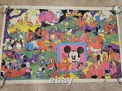 Wally Wood Disneyland Memorial Orgy Poster 1970's Mickey Mouse