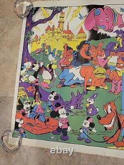 Wally Wood Disneyland Memorial Orgy Poster 1970's Mickey Mouse