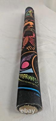 Western Graphics Astrology Zodiac BLACKLIGHT POSTER Rare 70s NEVER HUNG