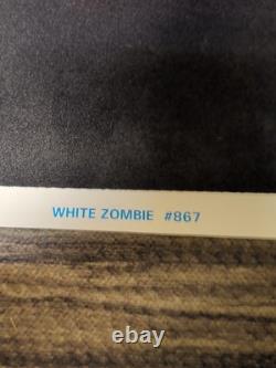 White Zombie Astro Creep 2000 1995 Vintage Flocked Blacklight Poster 23x35