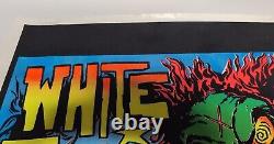 White Zombie Astro Creep 2000 Original 1995 Vintage Blacklight Poster Flocked