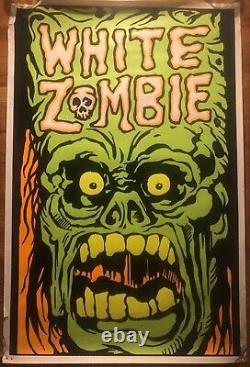 White Zombie Black Light 35 x 23.25 Poster Green Monster Vintage 35 x 23.25