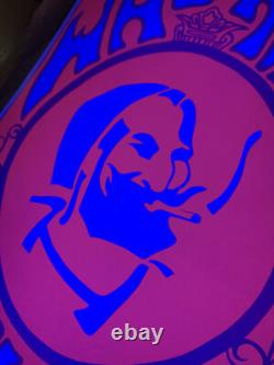 Who Rolled Mary Jane Original Vintage 1969 Blacklight Poster Great Condition