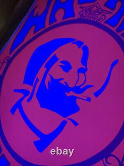 Who Rolled Mary Jane Original Vintage 1969 Blacklight Poster Mint Condition