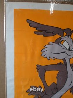 Wile E. Coyote psychedelic Vintage black light Poster warner bros. 1970's 21547