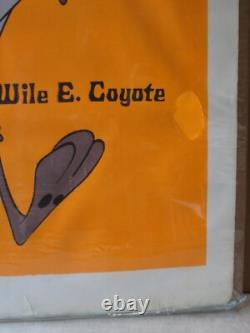 Wile E. Coyote psychedelic Vintage black light Poster warner bros. 1970's 21547