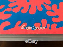 Wilfred Satty 1967 WESPAC San Francisco Happenings Superzapp Black Light EX
