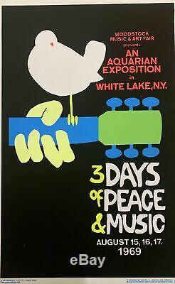 Woodstock Blacklight Poster 23 X 35