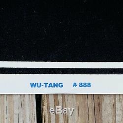Wu Tang Clan Blacklight Poster Flocked Velvet Vintage 1997 Hip Hop Rap 35 x 23