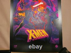 X-Men by Juan Ramos Print Poster Black Light Reactive Marvel Bottleneck x/350