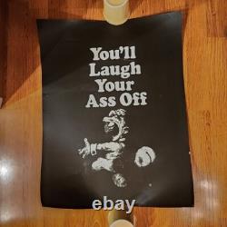 You'll Laugh Your Ass Off black light poster