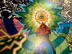 ZODIAC SAGITTARIUS 1967 VINTAGE BLACKLIGHT FUNKY FEATURES POSTER By Robert McLay