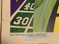 ZODIAC SAGITTARIUS 1967 VINTAGE BLACKLIGHT FUNKY FEATURES POSTER By Robert McLay