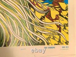 ZODIAC SAGITTARIUS 1967 VINTAGE BLACKLIGHT FUNKY FEATURES POSTER By Robert McLay