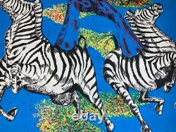 Zebra Trainer Vintage 1972 Blacklight Poster By Pro Arts -nice