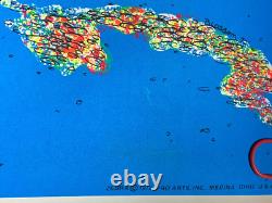 Zebra Trainer Vintage 1972 Blacklight Poster By Pro Arts -nice