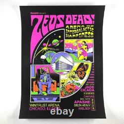 Zeds Dead Chicago Arena Of Intergalactic Happiness Black Light Poster