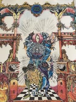 Zodiac Cancer 1967 Vintage Blacklight Funky Features Poster