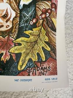 Zodiac Scorpio 1967 Vintage Blacklight Funky Features Poster